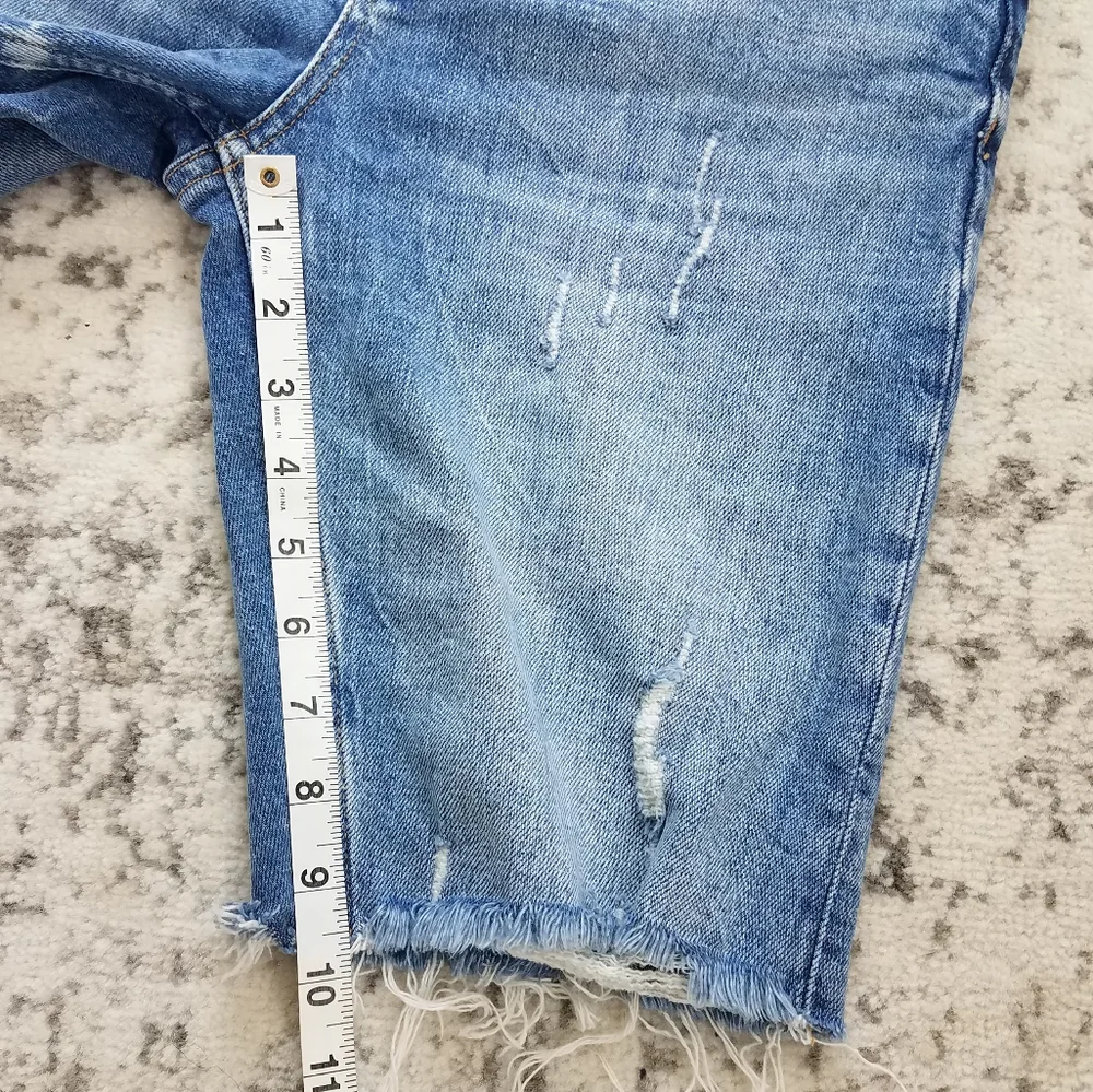 Zara Denim Long Shorts/Jorts
